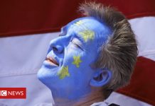 Among the blue flags: Views from the pro-EU march (Details)