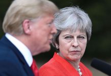 Theresa May takes revenge on Donald Trump over trade deal row – UK