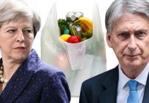 TORIES AT WAR: Theresa May ‘at odds with Philip Hammond’ over new plastic bags charge | Politics | News – UK