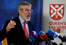 Gerry Adams writing cook book – UK