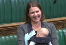 Jo Swinson MP makes history after taking baby son into Commons debate – UK