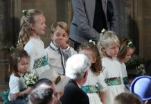 Prince George jokes with bridesmaids and sister Princess Charlotte atWedding || – Latest news