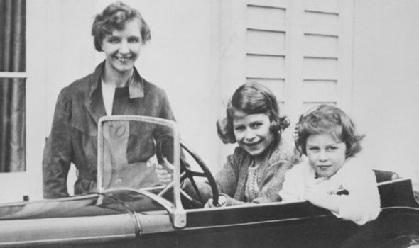 Marion Crawford with the young princes