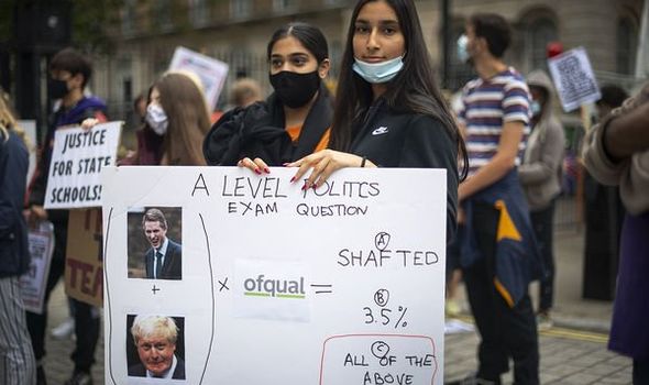 Schoolchildren protest