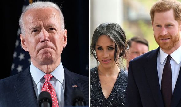 Joe Biden, Meghan Markle and Prince Harry