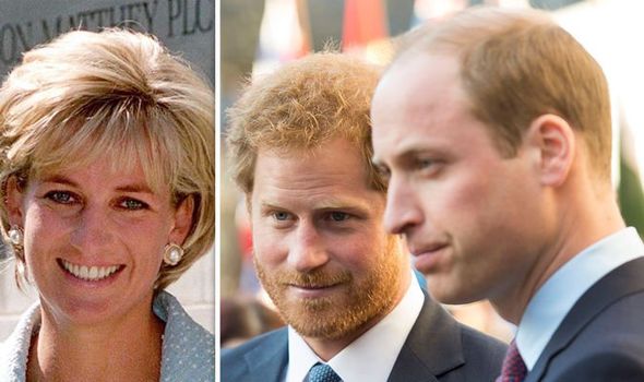 Princess Diana, Prince Harry and Prince William
