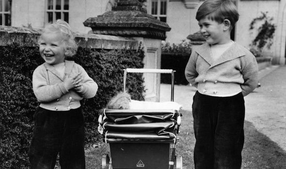 Princess anne and prince charles laughing children Princess anne and prince charles laughing children