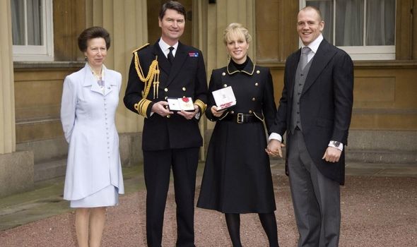 Princess Anne, Tim Lawrence, Zara and Mike Princess Anne, Tim Lawrence, Zara and Mike