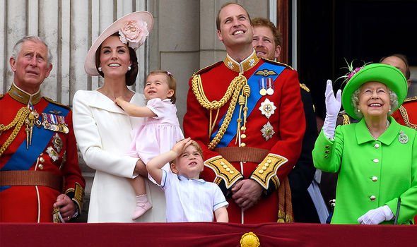 The Prince of Wales with other senior royals including the Queen during Trooping the Colour The Prince of Wales with other senior royals including the Queen during Trooping the Colour