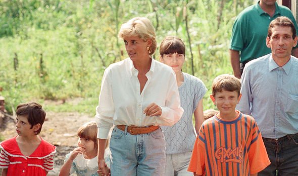 Diana spent time in Bosnia shortly before her death Diana spent time in Bosnia shortly before her death