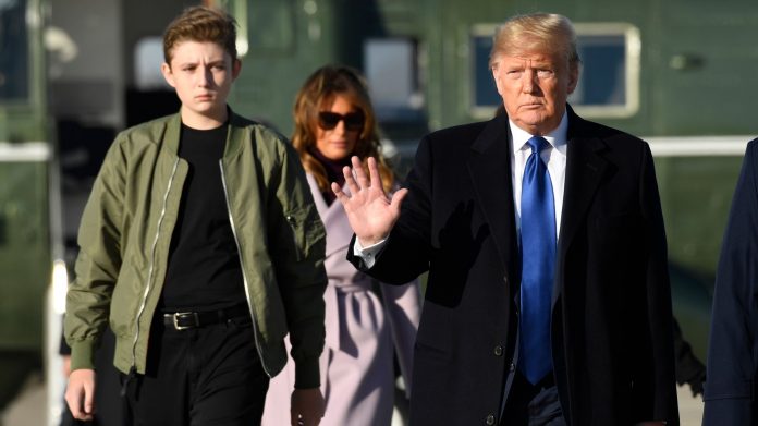Barron Trump’s Private School Barred From In-Person Learning Until Oct. 1
