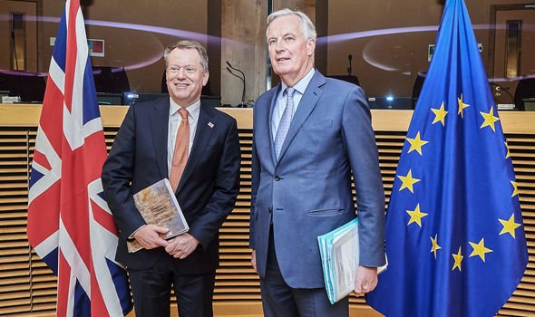 Brexit negotiators David Frost and Michel Barnier Brexit negotiators David Frost and Michel Barnier