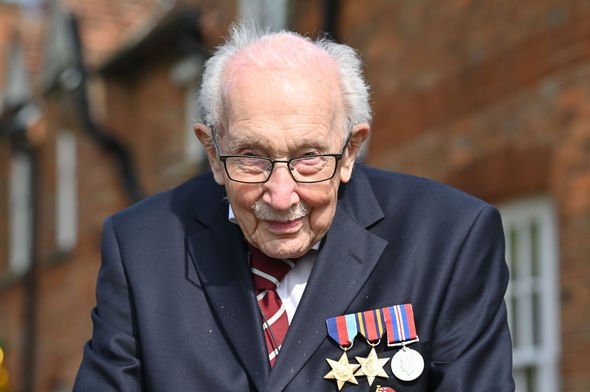 Captain Tom Moore urges remembrance of veterans Captain Tom Moore urges remembrance of veterans