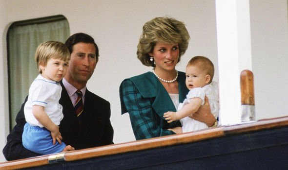 Charles, Diana, Harry and William Charles, Diana, Harry and William