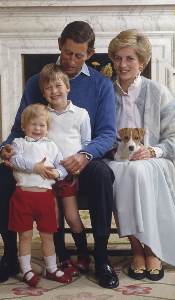 Charles, Diana, Harry and William Charles, Diana, Harry and William