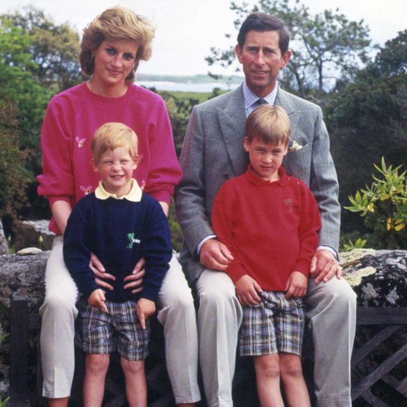 Charles, Diana, Harry and William Charles, Diana, Harry and William