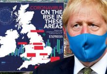 Coronavirus cases MAPPED: Only EIGHT areas saw covid cases rising – is your town one? | UK | News (Reports)