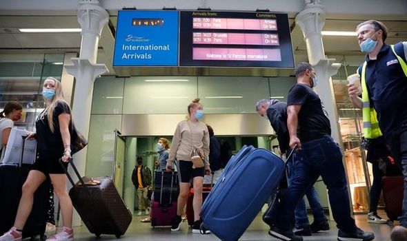 Eurostar arrivals