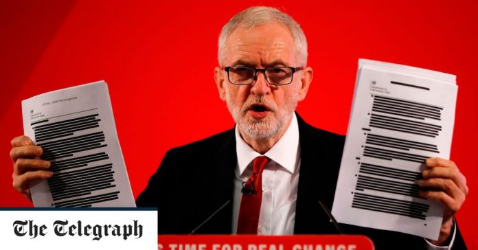 Leaked documents brandished by Jeremy Corbyn ‘were hacked by Russians from minister’s account’ – DNyuz Leaked documents brandished by Jeremy Corbyn ‘were hacked by Russians from minister’s account’