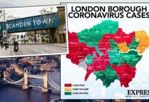 London coronavirus cases MAPPED: The boroughs with highest covid levels pinpointed | UK | News (Reports)