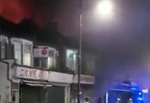 London fire: WATCH as huge flames engulf row of shops in Forest Gate horror blaze (Reports)