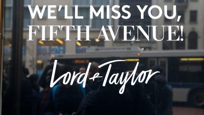 Lord & Taylor Becomes Latest Major Retailer To File For Bankruptcy Protection