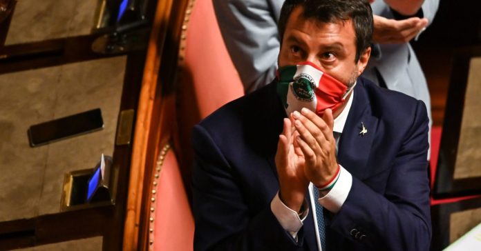 Matteo Salvini makes U-turn on face masks