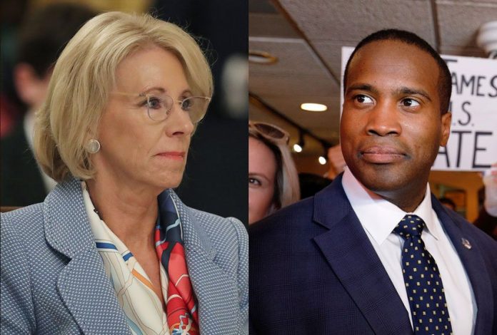 Michigan GOP candidate who downplayed ties to DeVos hires her niece after getting $1M cash infusion