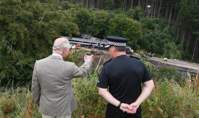 Prince Charles takes on Queen's role with emotional visit to Stonehaven train crash site | Royal | News