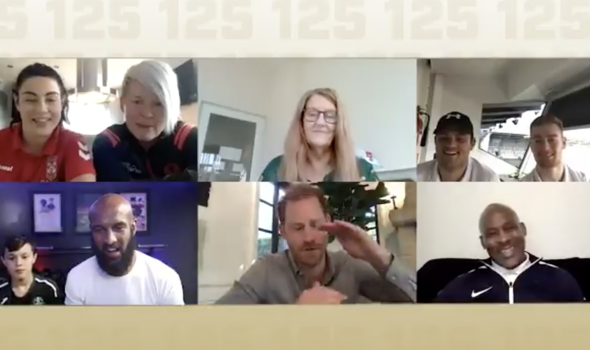Prince Harry news: Duke Of Sussex speaking to RFL on a video call Prince Harry news: Duke Of Sussex speaking to RFL on a video call