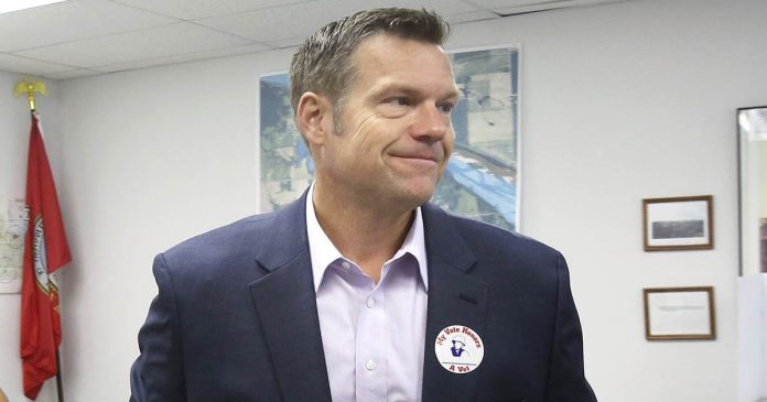 Republicans fear Kobach primary win in Kansas could jeopardize Senate GOP control