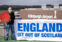 Scottish protestors spark fury with ‘England get out of Scotland’ demonstration | UK | News (Reports)