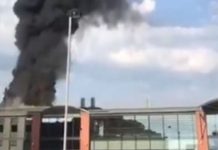 Swansea fire: Huge plume of black smoke and flames rises from university building (Reports)