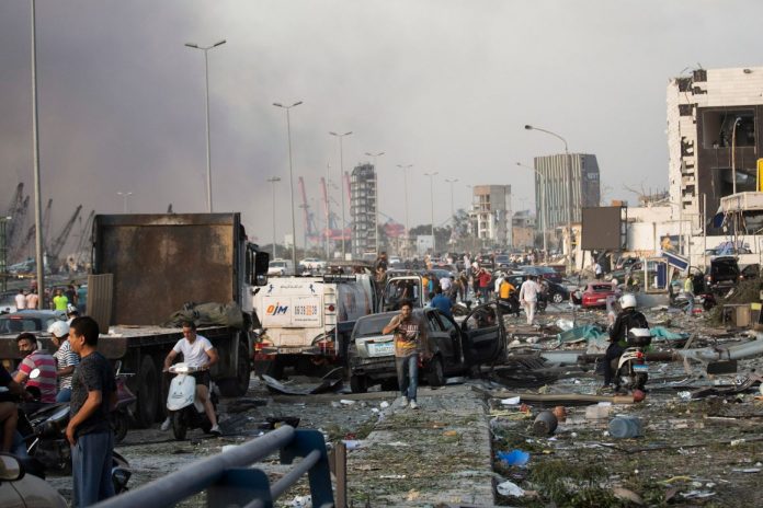 Trump proposes attack theory to explain Beirut blast