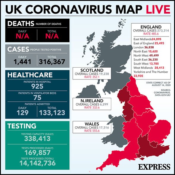 UK coronavirus map UK coronavirus map