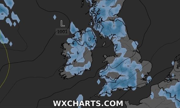 Met Office wind warning: The arrival of Storm Ellen in Ireland and western parts of the UK will see the UK hit with conditions expected in the winter