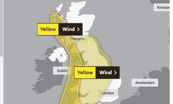 Met Office wind warning: People on camping holidays have been warned that trees could easily come down as parts of the UK braced for winds of more than 70mph to hit