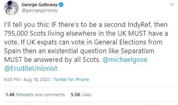 george galloway twitter