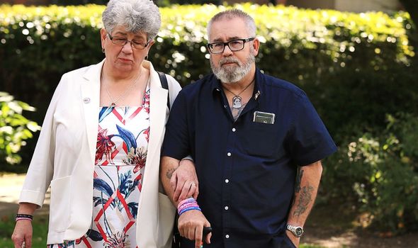 Steve and Sharon Goodman, grandparents of victim Olivia