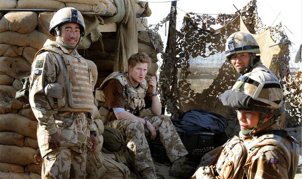 prince harry army