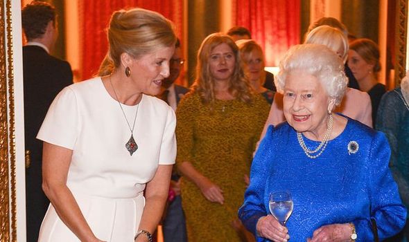 queen news sophie countess of wessex charity childline queen elizabeth ii