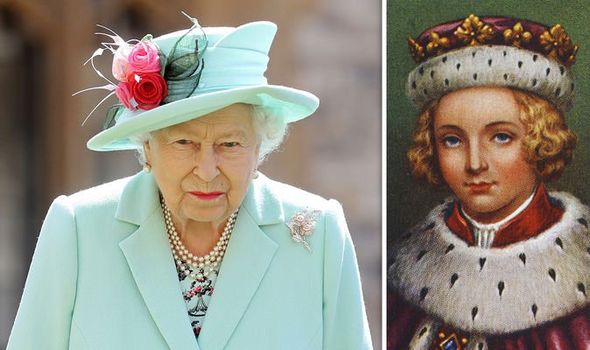 Queen Elizabeth II and King Edward V, who went missing in 1483