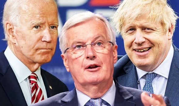 boris johnson joe biden michel barnier