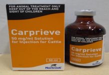 Carprieve 50 mg/ml Solution for Injection for Cattle – Product defect recall alert