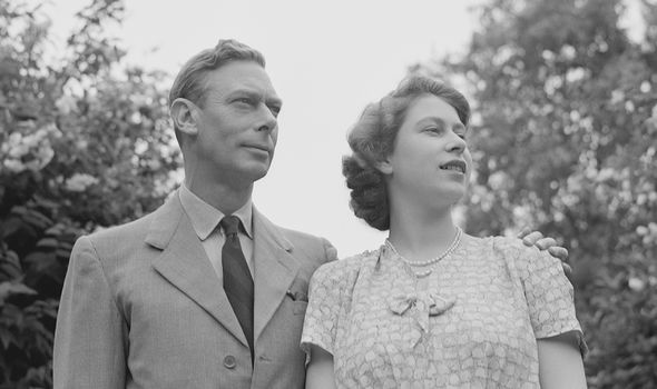 Andrew reminded the Queen of her late father, King George VI (pictured)