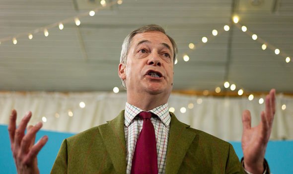 Brexit Party leader Nigel Farage