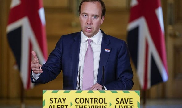 Health Secretary Matt Hancock
