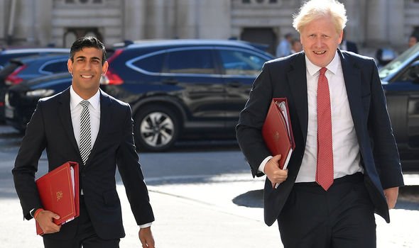 Rishi Sunak and Boris Johnson