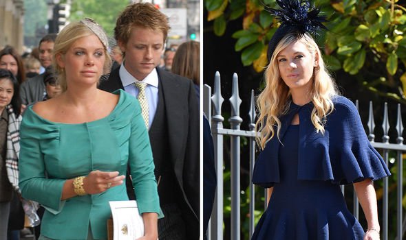 Chelsy at Kate Middleton's wedding (L) and Prince Harry's wedding (R) Chelsy at Kate Middleton's wedding (L) and Prince Harry's wedding (R)