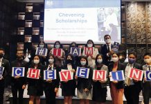 Applications for the UK Government’s Chevening Scholarships open 3 September 2020